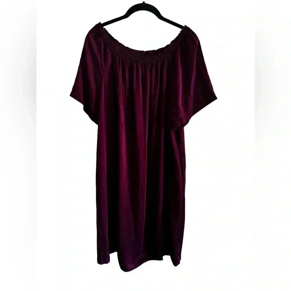 J.Jill Relaxed fit Elastic Neckline  Pullover Dress M - Picture 4 of 11